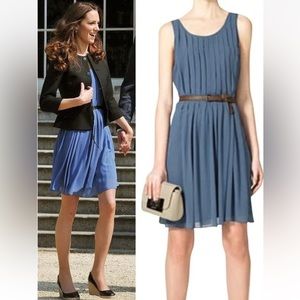 Zara Woman Sleeveless Pleated Mini Dress M